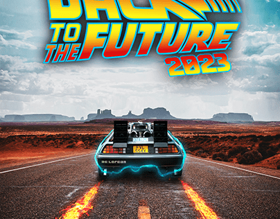 Back to the future 2023 (Unofficial film poster)