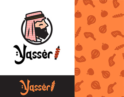 Yasser Middle Eastern Cuisine Logo Brand Identity