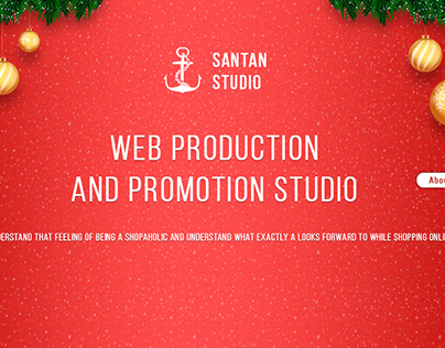 Santan Studio Landing page