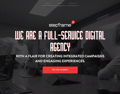 Stepframe Agency Website