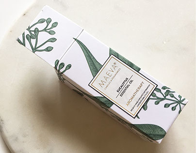 Maeva essential oils - Packaging Design