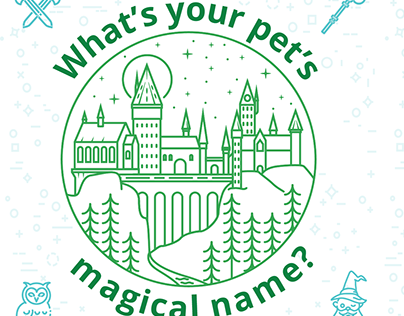 What's your pet's magical name - Social Media Post
