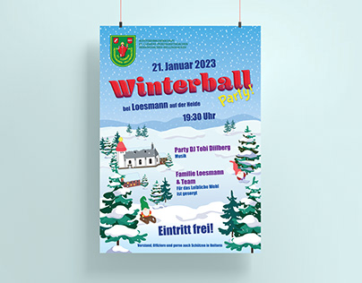 Winterball-Plakate