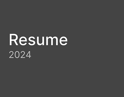 Resume 2024