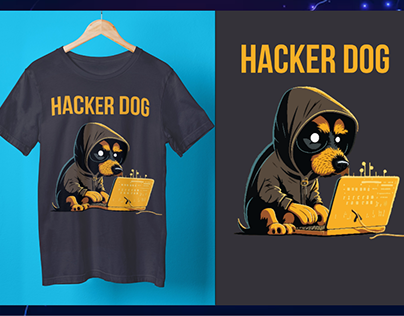 T-Shirt Desain , Dog