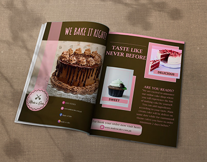 Magazine & Press ads - Cake shop