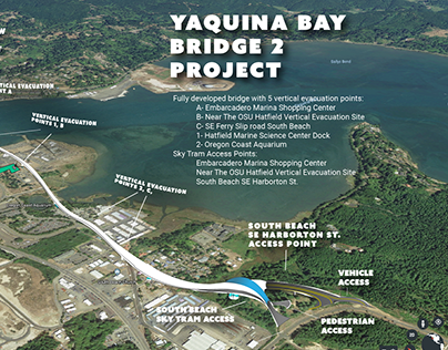 Yaquina Bay Bridge 2 proposal illustration