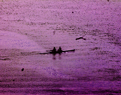 Rowing in El Temsah Lake, Ismailia, Egypt