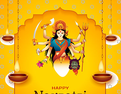Navratri Projects | Photos, videos, logos, illustrations and branding on  Behance