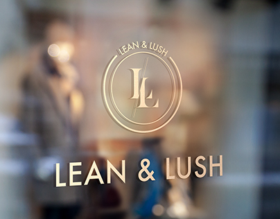 LEAN&LUSH // Fast food - Logo design, brand identity