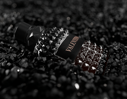 Valentino Fragrance Noir 3D Perfume Animation