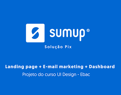 SumUp + Pix - Projeto do curso UI Design da Ebac