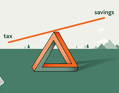 Savings infographics