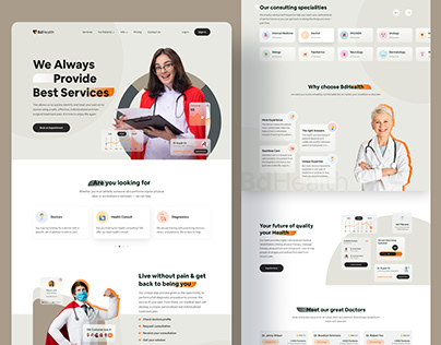 Medical Website Landing Page