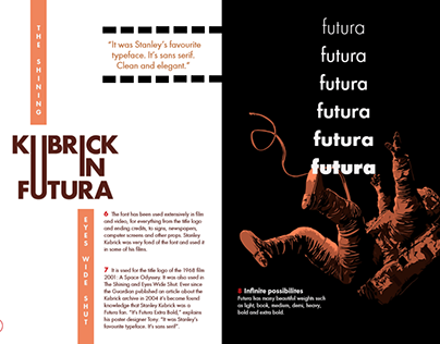 Futura Typography Booklet