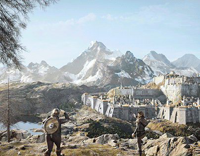Dale's triumph over Smaug | Hobbit 3D Enviroment