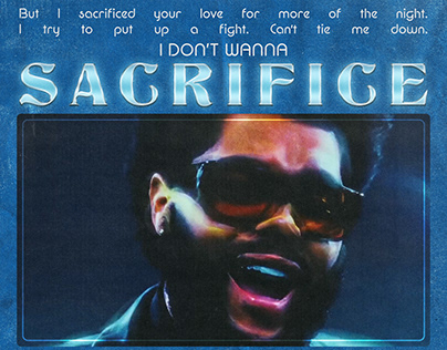 Sacrifice Music Video Animated Poster