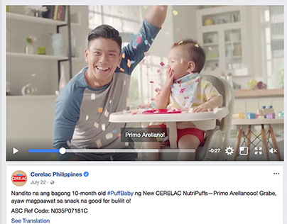 Nestle Cerelac nutripuff Digital Campaign and content