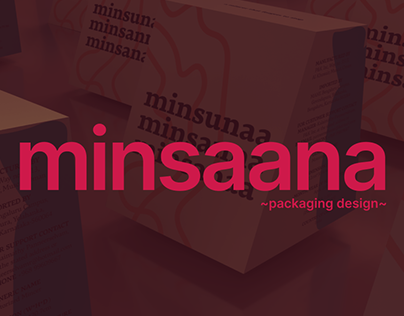 Minsaana- Packaging Design