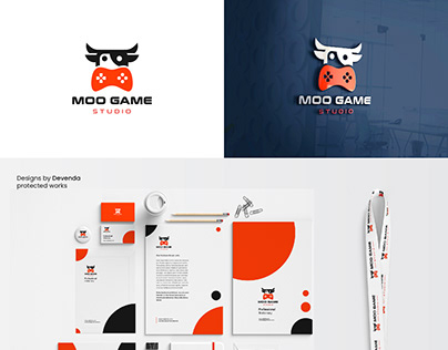 Logo & Brand Identity Pack for Moo Game Studio