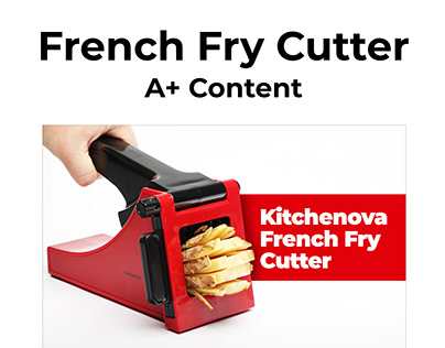 French Fry Cutter Amazon Listing and A+ content