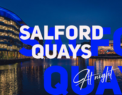 Salford Quays: At Night