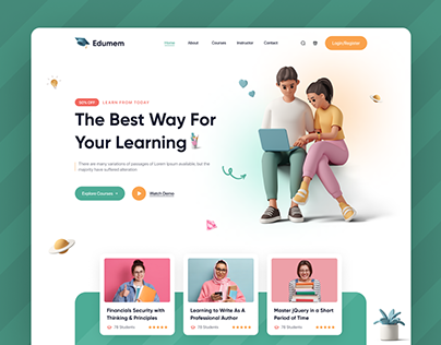 E Learning Website Development