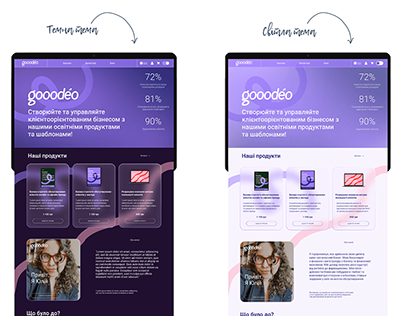 “GOOODEO” website redesign