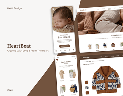 E-Commerce Website Design For HeartBeat