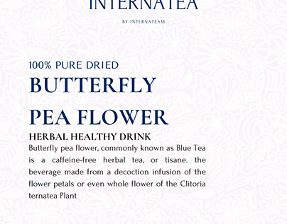 Packaging for Butterfly Pea Flower Product