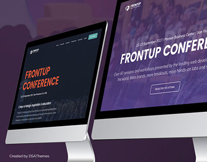 FrontUp - Conference & Event HTML5 Landing Page Templat