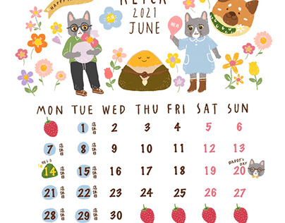 Keica’s June calendar
