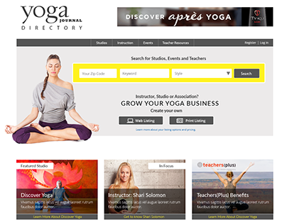Yoga Journal Directory