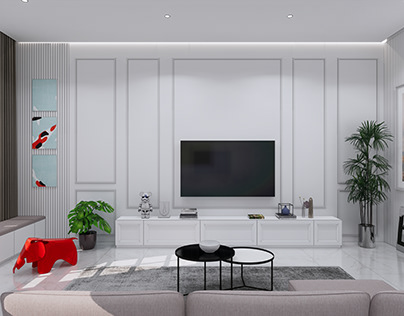 Visual Design - Interior Lounge Ikhsan House