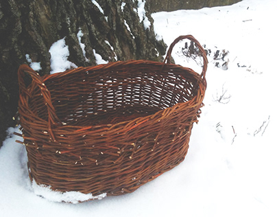 "Hedgehog" basket