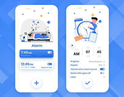 Alarm UI design