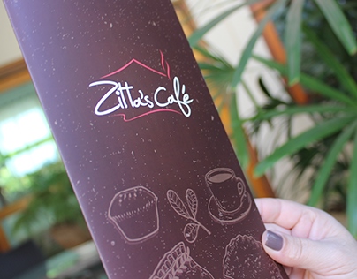 zitta's café | menu + ilustrações
