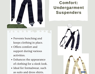 Undergarment Suspenders for Ultimate Comfort