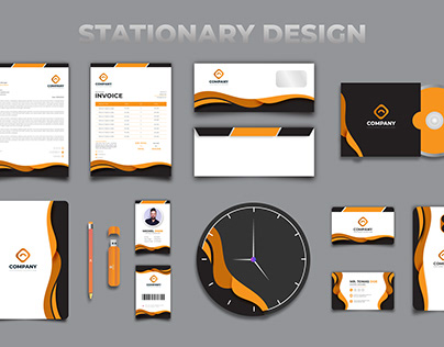 Stationery design, flyer design, business card design
