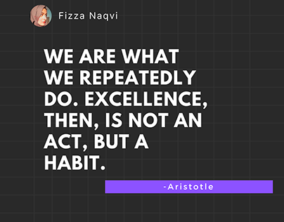 Aristotle Quote | Building Habits | Mckinsey