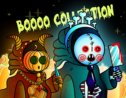 NFT collection doodle reapers | Cartoon art | Halloween