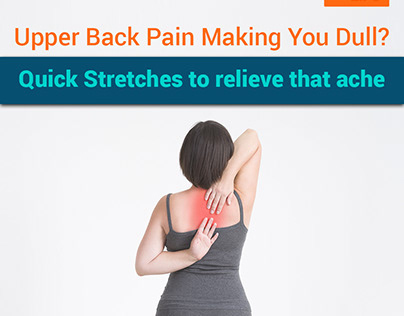Stretches To Relieve Upper Back Pain - Social Post