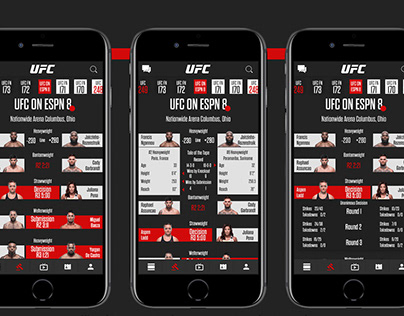 UFC App Redesign