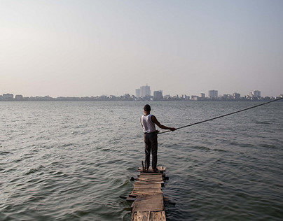 Fishing in Hanoi lakes