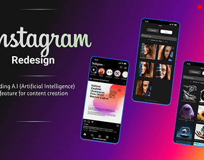 Instagram Redesign (A.I Intergration)