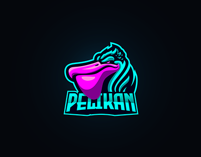 Pelikan Gaming Logo branding design