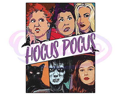 Retro Hocus Pocus Characters Disney Witches