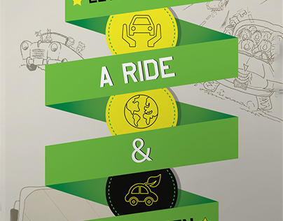 Poster designs for Carpooling app