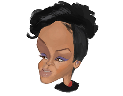 Caricatura Rihanna