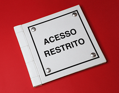 ACESSO RESTRITO - book design concept